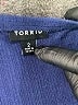 Torrid Blue Long Sleeve Blouse Size 2X Plus (2) - photo 7