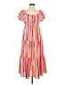 Cato 100% Polyester Stripes Pink Casual Dress Size L - photo 1