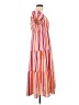 Cato 100% Polyester Stripes Pink Casual Dress Size L - photo 4