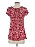 Carol Rose Red Short Sleeve Blouse Size S - photo 2