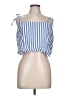 Gap 100% Cotton Blue Sleeveless Blouse Size L (tall) - photo 1
