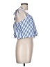 Gap 100% Cotton Blue Sleeveless Blouse Size L (tall) - photo 4