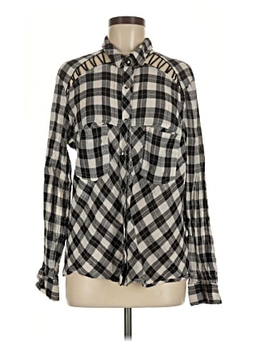 Free People Long Sleeve Button-Down Shirt (view 1)
