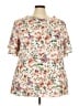 BLOOMCHIC 100% Polyester Ivory Short Sleeve Blouse Size 22 - photo 1