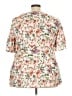 BLOOMCHIC 100% Polyester Ivory Short Sleeve Blouse Size 22 - photo 2