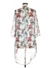 Say What? 100% Polyester White Red Kimono Size M - photo 2