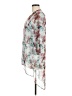 Say What? 100% Polyester White Red Kimono Size M - photo 5