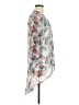 Say What? 100% Polyester White Red Kimono Size M - photo 4