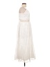 Adelyn Rae 100% Polyester Ivory Casual Dress Size L - photo 4