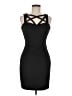 Guess Solid Black Cocktail Dress Size 6 - photo 1