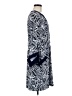 Perceptions Print Blue Casual Dress Size 8 - photo 4
