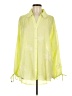River Island 100% Polyester Yellow 3/4 Sleeve Blouse Size M - photo 1