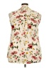 Siren Lily 100% Polyester Floral Ivory Sleeveless Blouse Size 3X - photo 2
