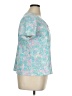 Ruby Rd. Teal Short Sleeve Top Size XL - photo 4