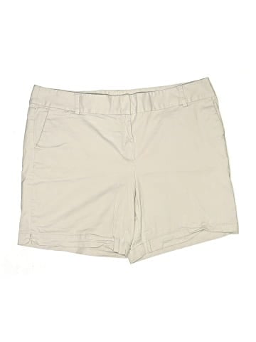 Ann Taylor LOFT Khaki Shorts (view 1)