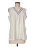 D&Co. Ivory Sleeveless Blouse Size M - photo 1