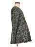 A Pea in the Pod Gray Long Sleeve Blouse Size Med Maternity - photo 4