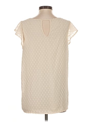 Full Moon Maternity Short Sleeve Blouse (view 2)