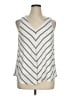 Kenar 100% Polyester Silver Sleeveless Blouse Size XL - photo 1
