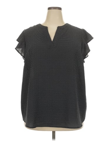 Adrianna Papell Short Sleeve Blouse (view 1)