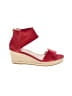 Pelle Moda Red Wedges Size 9 - photo 1