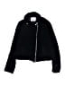 Justice 100% Polyester Solid Black Jacket Size 18 - 20 - photo 1