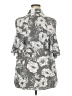 NY Collection 100% Polyester Gray Sleeveless Blouse Size 2X - photo 2