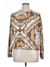 Cato 100% Polyester Brown Long Sleeve Blouse Size XL - photo 1