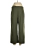 Anne Klein Solid Green Casual Pants Size L - photo 2