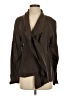 Flax 100% Linen Brown Long Sleeve Blouse Size 4 (P) - photo 1