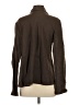 Flax 100% Linen Brown Long Sleeve Blouse Size 4 (P) - photo 2