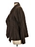 Flax 100% Linen Brown Long Sleeve Blouse Size 4 (P) - photo 5