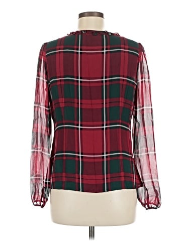 Pendleton Long Sleeve Silk Top (view 2)