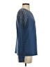 Automet Blue Long Sleeve Blouse Size S - photo 4