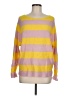 Ottod'Ame Stripes Yellow Pullover Sweater Size 6 - photo 1