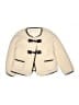 Assorted Brands 100% Polyester Ivory Jacket Size 7 - photo 1