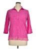 Caribbean Joe Pink 3/4 Sleeve Button-Down Shirt Size XL - photo 1