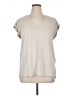 Worthington Gray Tan Short Sleeve Top Size XL - photo 1