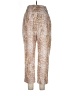 WAYF Animal Print Gold Casual Pants Size L - photo 2