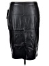 NYCC Black Faux Leather Skirt Size XL - photo 2