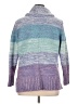 Christopher & Banks Color Block Blue Pullover Sweater Size XL - photo 2