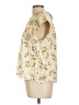 Daniel Rainn Floral Yellow Short Sleeve Blouse Size L - photo 5