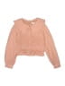 Zara Orange Red Long Sleeve Blouse Size 13-14 - photo 1