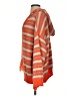 Pol 100% Polyester Stripes Orange Pullover Sweater Size S - photo 5