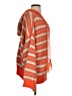 Pol 100% Polyester Stripes Orange Pullover Sweater Size S - photo 4