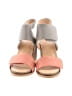 Very Volatile Color Block Gray Sandals Size 8 - photo 2
