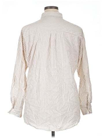 Ann Taylor LOFT Outlet Long Sleeve Button-Down Shirt (view 2)