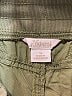 Natural Reflections Green Cargo Pants Size 12 - photo 4