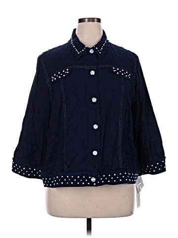 Alfred Dunner 3/4 Sleeve Button-Down Shirt (view 1)