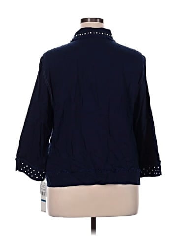 Alfred Dunner 3/4 Sleeve Button-Down Shirt (view 2)
